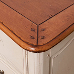 ТВ-тумба из массива дерева в стиле прованс Montmartre Provence TV Stand варинант исполнения - 5 | Loft Concept в Челябинске