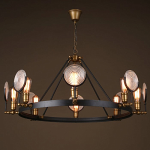 Люстра GASLIGHT LENS Chandelier 8