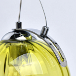 Люстра линейная с 5-ю разноцветными стеклянными плафонами Kaleido варинант исполнения - 9 | Loft Concept в Челябинске