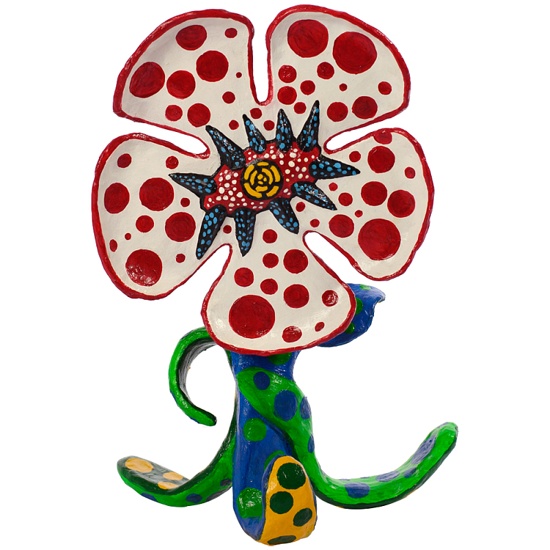 Декоративная статуэтка Yayoi Kusama Flowers that Bloom at Midnight Red Мульти Декоративная статуэтка Yayoi Kusama Flowers that Bloom at Midnight Red Мульти в Челябинске | Loft Concept
