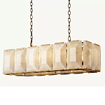 Люстра с абажуром из прямоугольных мраморных панелей Calling to Shine варинант исполнения - 3 | Loft Concept в Челябинске