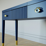 Туалетный стол - Трельяж Elsa Dreams Blue 120 см варинант исполнения - 3 | Loft Concept в Челябинске