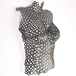 Аксессуар на стену из металла Female Torso Metal Wall Accessory варинант исполнения - 2 | Loft Concept в Челябинске