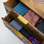 Прикроватная тумба с фактурным фасадом Termite варинант исполнения - 5 | Loft Concept в Челябинске