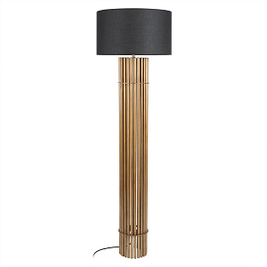 Торшер с металлическим золотым трубчатым основанием Fulgurite