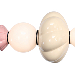 Подвесной светильник фигруный с керамическими элементами 18W LED Fragrant Light варинант исполнения - 4 | Loft Concept в Челябинске