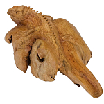 Статуэтка из дерева игуана Animals of the World варинант исполнения - 4 | Loft Concept в Челябинске