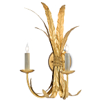 Бра с каркасом в виде пучка золотых перьев Bunch of Feathers варинант исполнения - 2 | Loft Concept в Челябинске