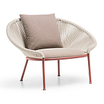 Дизайнерское уличное кресло с веревочной спинкой PETALO Armchair варинант исполнения - 2 | Loft Concept в Челябинске
