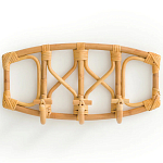 Настенная вешалка из ротанга Willa Wall Hanger S варинант исполнения - 2 | Loft Concept в Челябинске