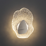 Бра с рельефным волнообразным стеклянным плафоном и вставкой из мрамора Liquid Stone варинант исполнения - 9 | Loft Concept в Челябинске