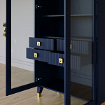 Дизайнерский шкаф витрина Elsa Dreams Blue с 4-мя ящиками варинант исполнения - 8 | Loft Concept в Челябинске