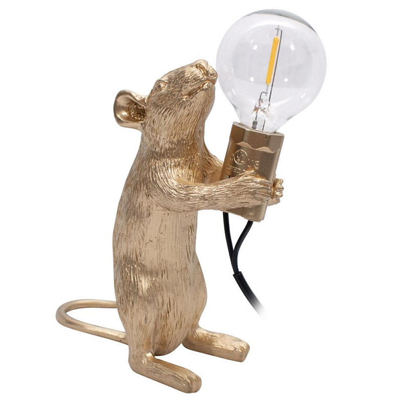 Настольная лампа Mouse gift Gold Золотой Настольная лампа Mouse gift Gold Золотой в Челябинске | Loft Concept