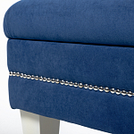 Мягкая банкетка с зоной для хранения Casket Blue варинант исполнения - 3 | Loft Concept в Челябинске