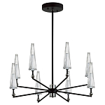 Люстра с прозрачными плафонами из стекла Umbrella варинант исполнения - 1 | Loft Concept в Челябинске