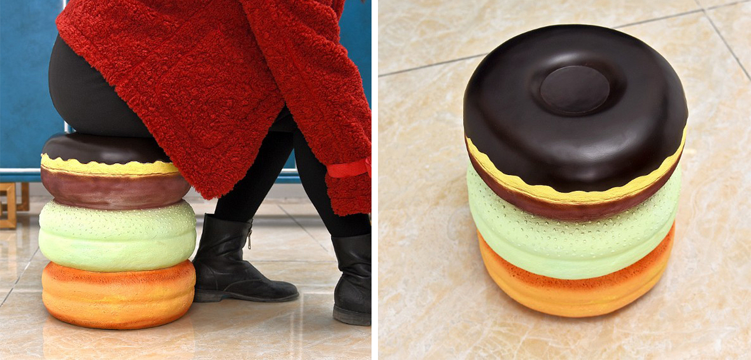 Приставной табурет Пончики Three Donuts Stool Приставной табурет Пончики Three Donuts Stool - Loft-Concept в Челябинске