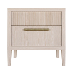 Прикроватная Тумбочка Primo с двумя ящиками Светлый дуб варинант исполнения - 7 | Loft Concept в Челябинске