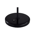 Настольная лампа черного цвета с круглым основанием и длинным прямым плафоном Trumpet tube варинант исполнения - 3 | Loft Concept в Челябинске