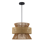 Подвесной светильник с абажуром из натуральных материалов Light Inside the Cell варинант исполнения - 3 | Loft Concept в Челябинске