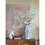 Ваза фарфоровая высокая с синими цветочными мотивами Independence варинант исполнения - 4 | Loft Concept в Челябинске