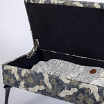 Банкетка с принтом из журавлей Crane варинант исполнения - 5 | Loft Concept в Челябинске