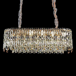 Люстра овальная с хрустальными подвесками Roul Crystal Light варинант исполнения - 2 | Loft Concept в Челябинске