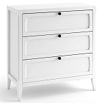 Комод с 3-мя ящиками белый Silva White Chest of Drawers варинант исполнения - 2 | Loft Concept в Челябинске
