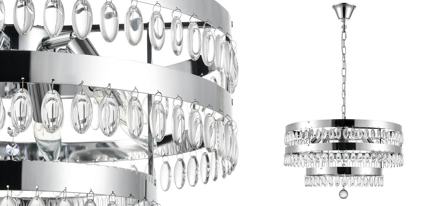 Люстра Oberon Chandelier chrome 50 Люстра Oberon Chandelier chrome 50 - Loft-Concept в Челябинске