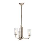  Люстра с прозрачными рифлеными цилиндрическими плафонами Kichler варинант исполнения - 9 | Loft Concept в Челябинске