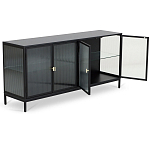 Сервант четырехдверный с рифленым стеклом The Keeper варинант исполнения - 2 | Loft Concept в Челябинске