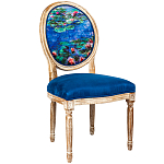 Стул из натурального бука с цветочным принтом Impressionism in Art варинант исполнения - 2 | Loft Concept в Челябинске