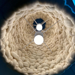 Вязаный подвесной светильник из шерсти Dome Wool Lamp  варинант исполнения - 5 | Loft Concept в Челябинске