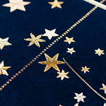 Обои с вышивкой ручной работы Cosmos Original colourway on velvet варинант исполнения - 4 | Loft Concept в Челябинске