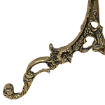 Стол бронзовый круглый с мраморной столешницей Coffee De Bronze варинант исполнения - 2 | Loft Concept в Челябинске