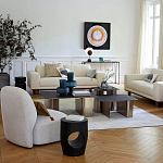 Приставной столик черного цвета AMORPHOUS варинант исполнения - 4 | Loft Concept в Челябинске