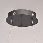 Люстра с двумя кольцами черного цвета с хрустальными элементами QUARTZ CRYSTAL варинант исполнения - 15 | Loft Concept в Челябинске