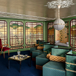 Обои ручная роспись The Plain of Musashi Original colourway on painted Xuan paper with gold ombre варинант исполнения - 1 | Loft Concept в Челябинске