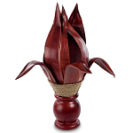 Настольная лампа красная INDONESIAN LAMPS варинант исполнения - 1 | Loft Concept в Челябинске