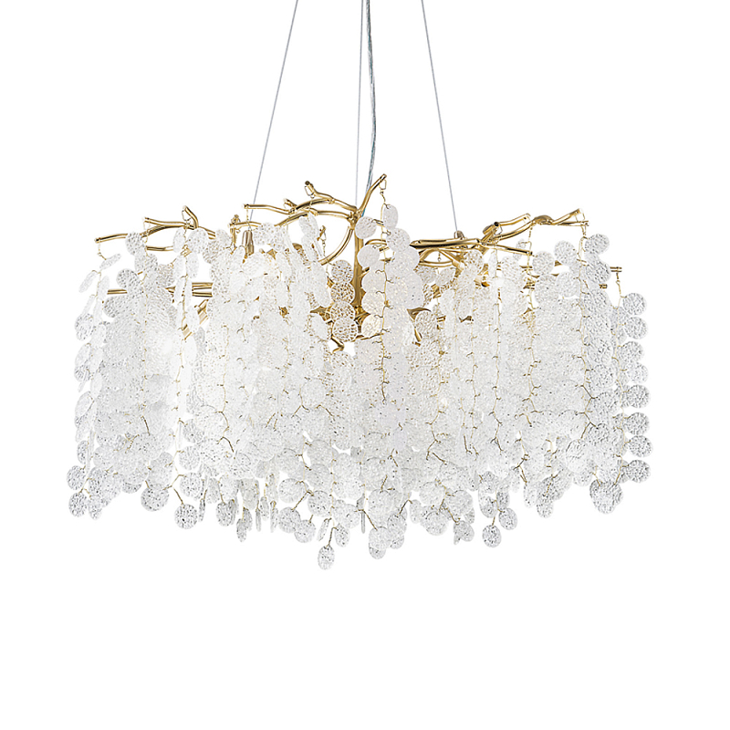 Люстра Raindrops Золотая Золотой в Челябинске | Loft Concept 