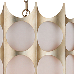 Подвесной светильник в форме цилиндра с фактурным серебряным каркасом и тканевым абажуром Silver Honeycomb варинант исполнения - 2 | Loft Concept в Челябинске