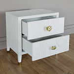 Тумба прикроватная с двумя ящиками Elsa Dreams White варинант исполнения - 2 | Loft Concept в Челябинске