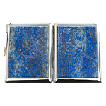 Портсигар с газовой зажигалкой из натурального камня Лазурит Stone Cigarettes Cases варинант исполнения - 9 | Loft Concept в Челябинске