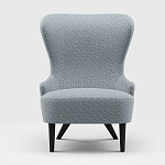 Мебельная ткань Шенилл голубой цвет 142 см T4-60 варинант исполнения - 6 | Loft Concept в Челябинске