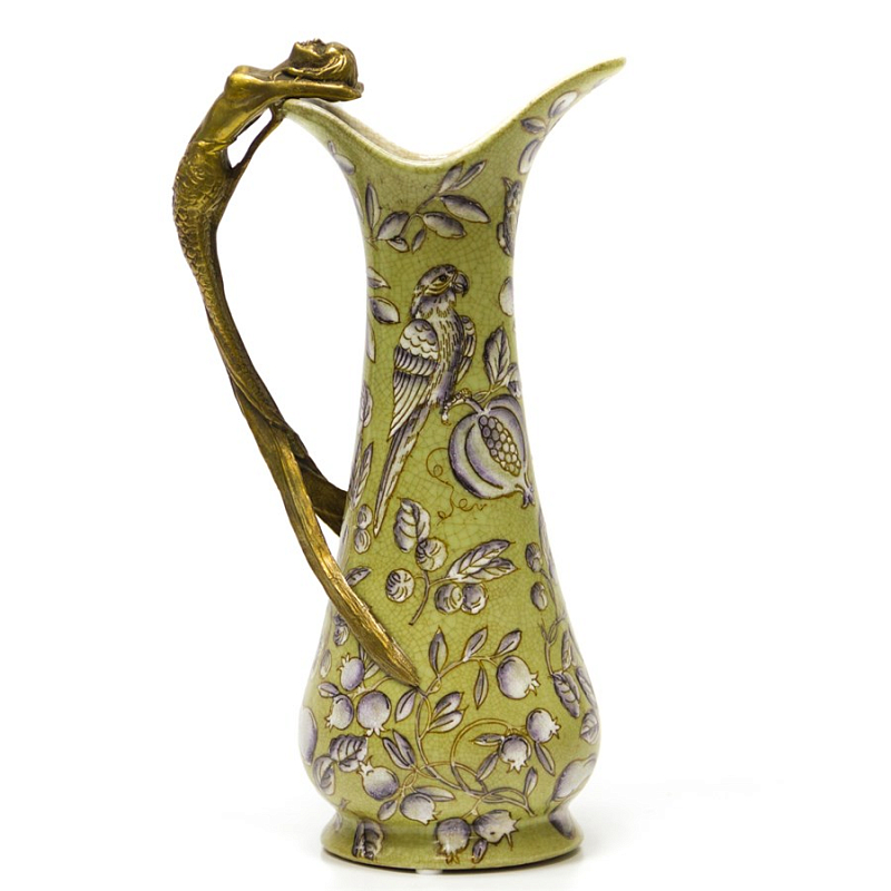 Кувшин Parrot and Fruit Abstraction Желтый Бронза в Челябинске | Loft Concept 