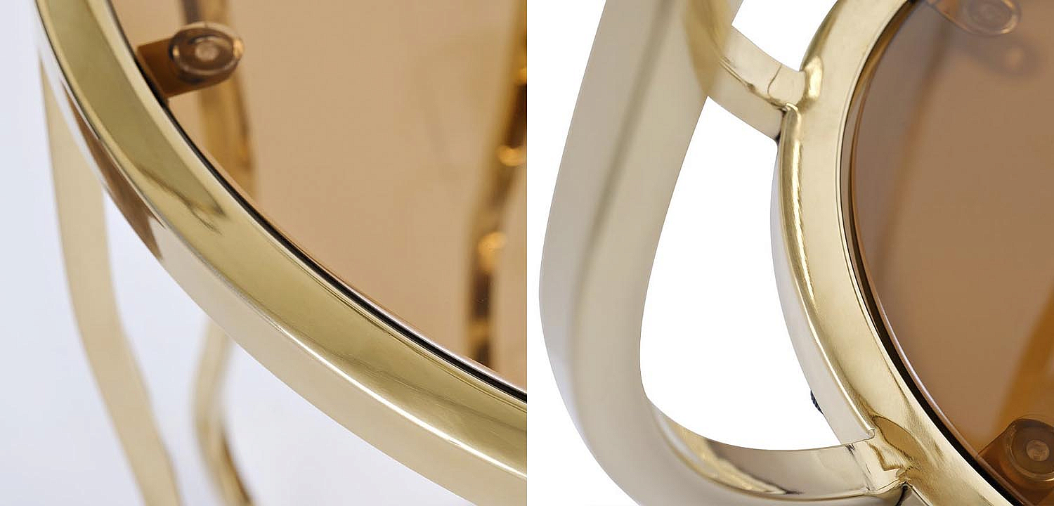 Приставной стол Fedric Side Table gold Приставной стол Fedric Side Table gold - Loft-Concept в Челябинске