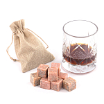 Камни для охлаждения виски из розового мрамора Natural Stone Cube варинант исполнения - 5 | Loft Concept в Челябинске