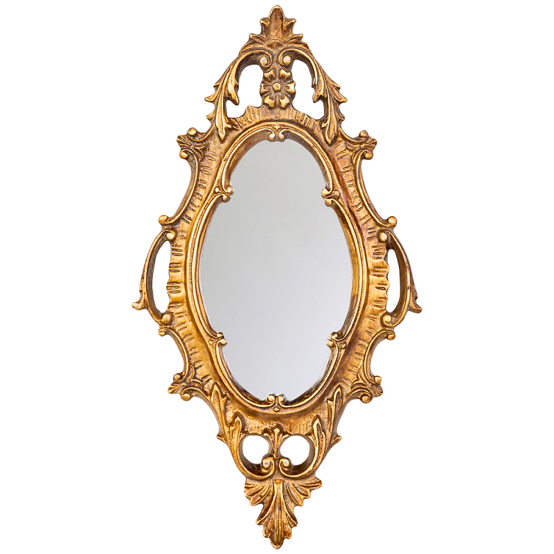 Зеркало настенное в ажурной раме бронзового цвета Classic Ornament Mirror Бронза Зеркало Зеркало настенное в ажурной раме бронзового цвета Classic Ornament Mirror Бронза Зеркало в Челябинске | Loft Concept