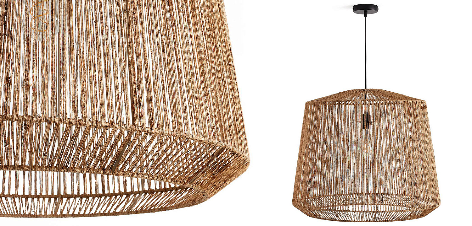 Подвесной светильник Signe Wicker Hemp Beige 59 Подвесной светильник Signe Wicker Hemp Beige 59 - Loft-Concept в Челябинске