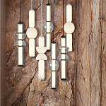 Подвесной светильник с белыми матовыми плафонами Hiding secrets варинант исполнения - 5 | Loft Concept в Челябинске