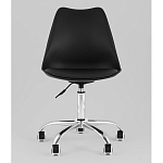 Офисный стул на металлическом основании EGGERY Black пластик варинант исполнения - 5 | Loft Concept в Челябинске